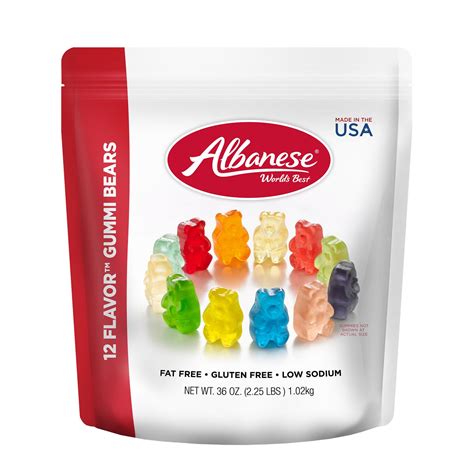 big bag of albanese gummy bears|albanese gummy bear flavors by color.